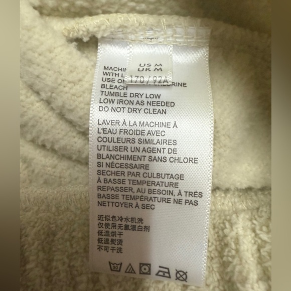 Urban Outfitters Cropped Teddy 1/2 Zip Pullover - Picture 6 of 8